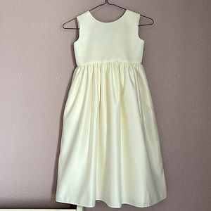 Ivory Bella Bridesmaids Flower Girl Dress